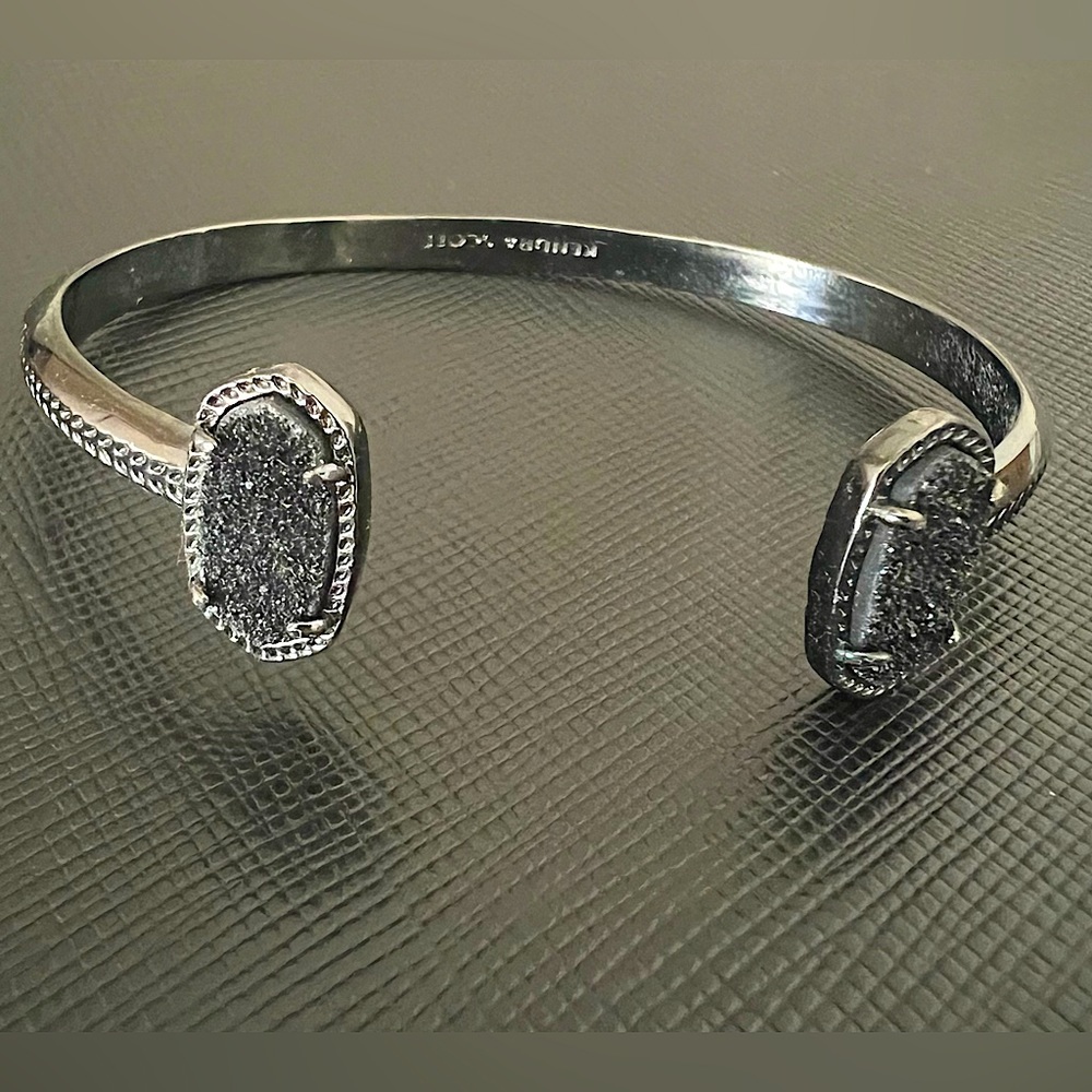 Kendra Scott gunmetal cuff bracelet